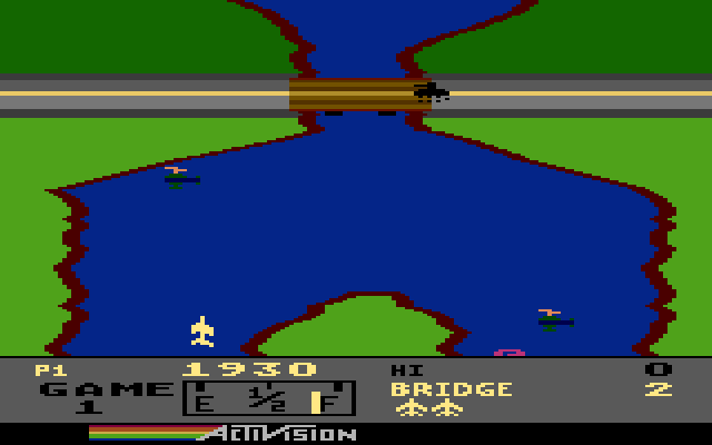 River Raid (1983) (Activision) Screenshot 1